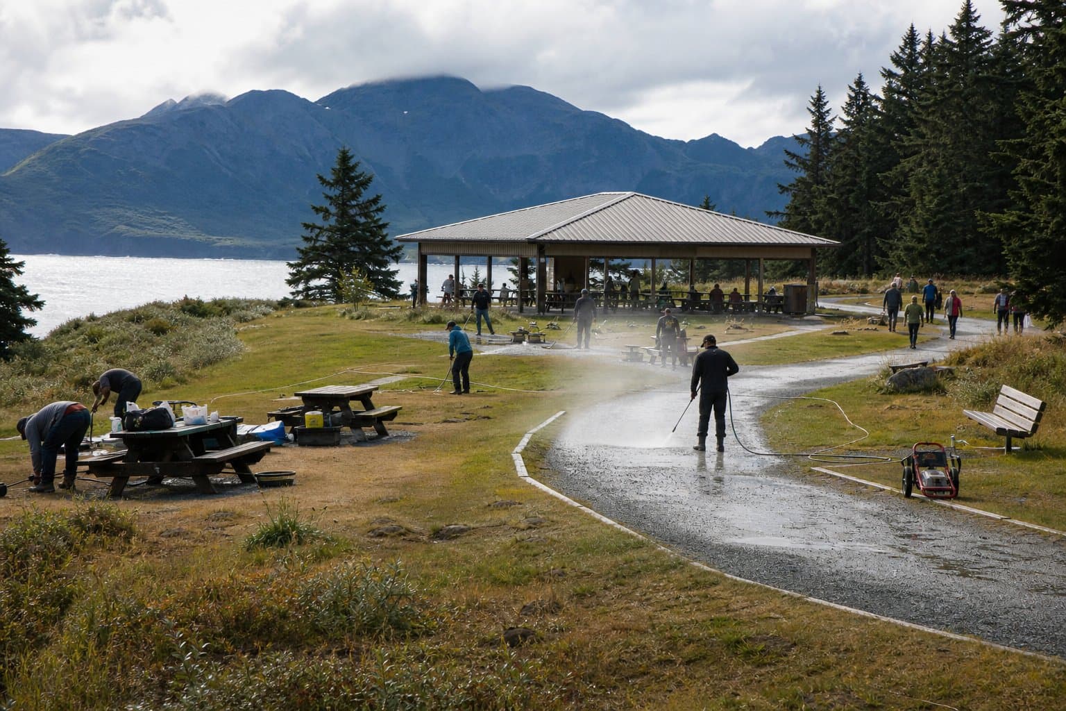Cover image for article: Pioneer Park main shelter closes mornings July 23-24 for volunteer work