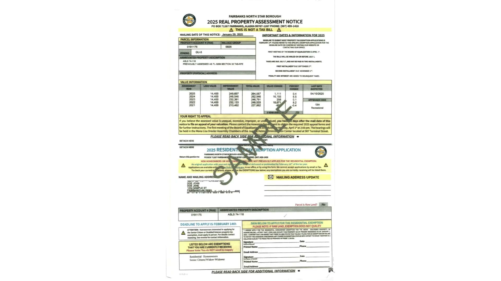 Cover image for article: Fairbanks Borough mails 2026 property assessment notices