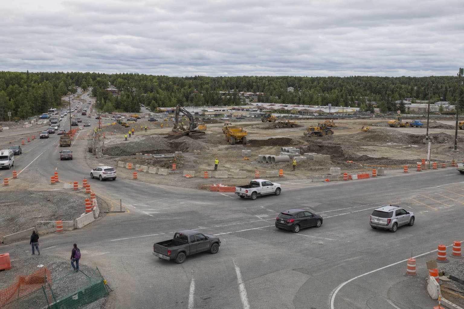 Cover image for article: Chena Small Tracts Road intersection closes for roundabout construction