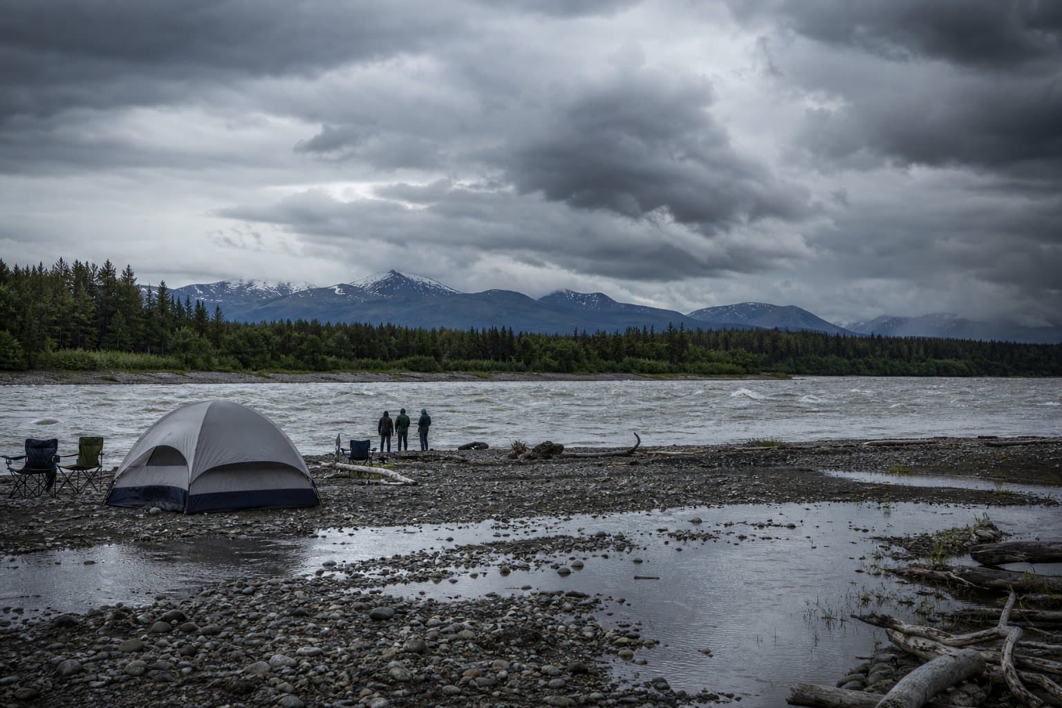 Cover image for article: Two rounds of rain this week could flood Susitna Valley gravel bars