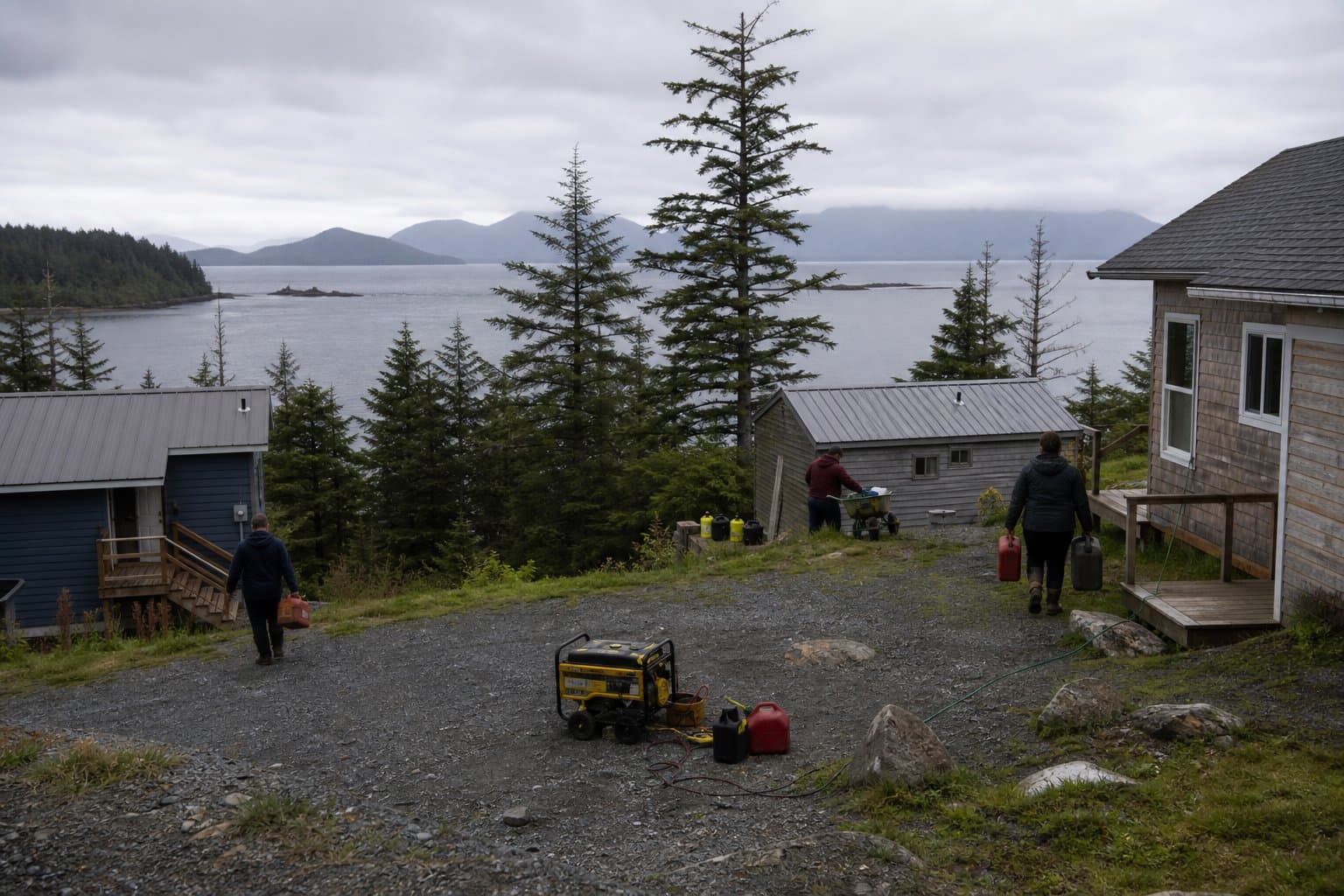 Cover image for article: Eleven Sitka islands lose power for a day as crews swap a channel cable