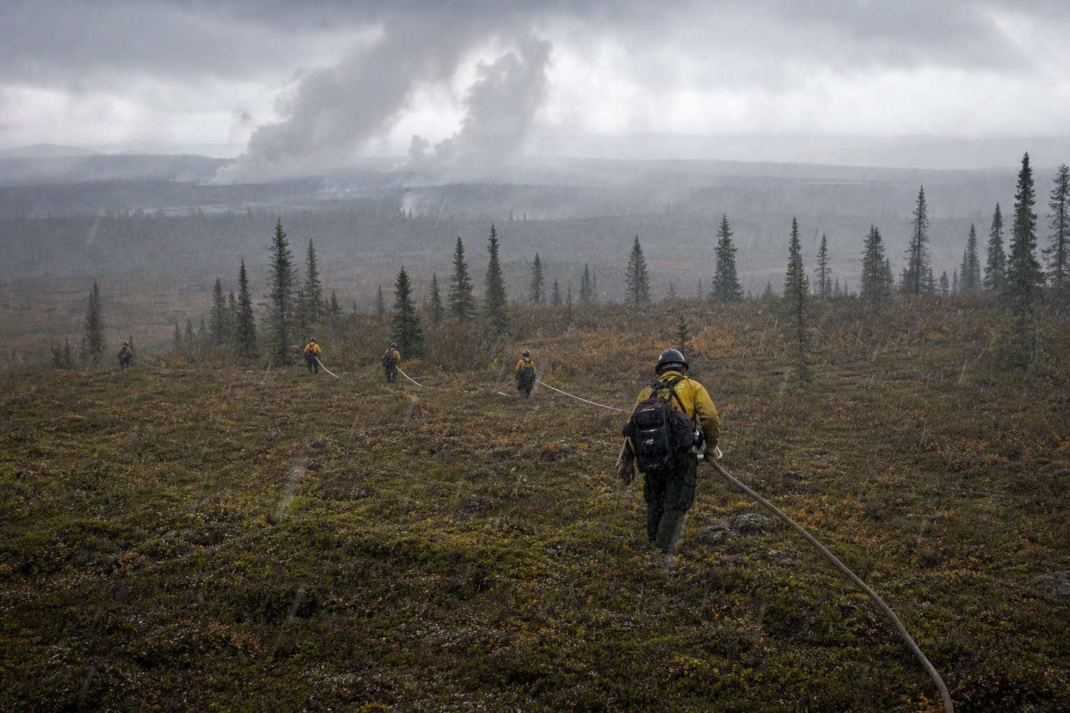 Cover image for article: Smokejumpers Race to Contain Three New Fires Near Allakaket Allotments
