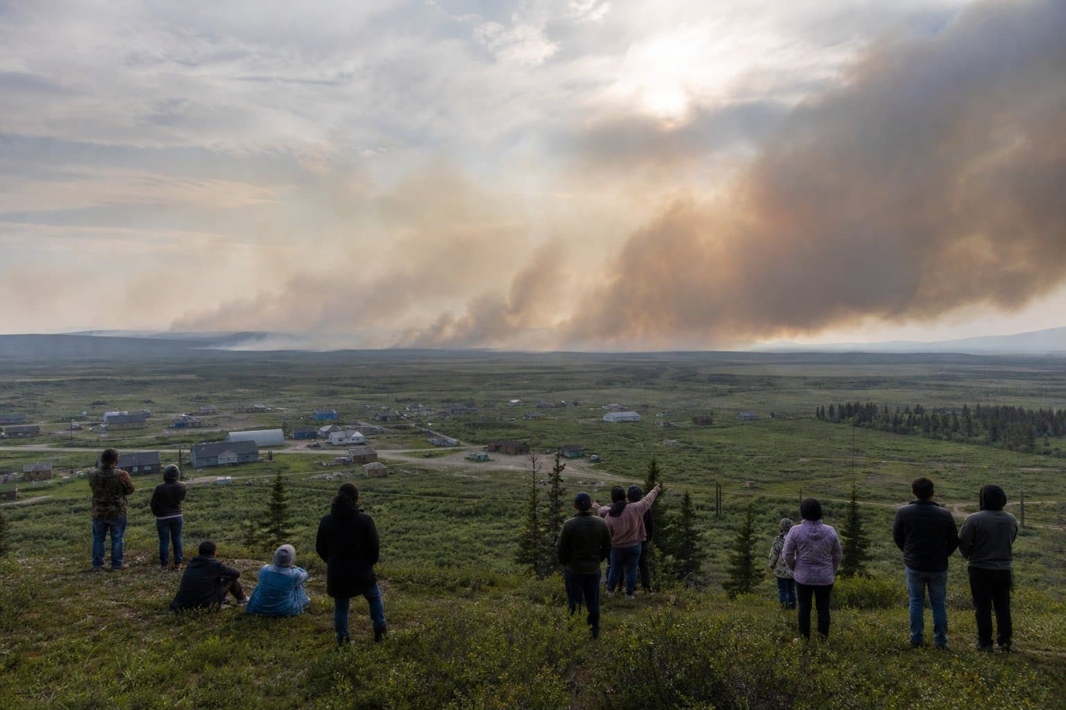 Cover image for article: Siruk Fire near Allakaket at 30% containment; Native allotments within a mile