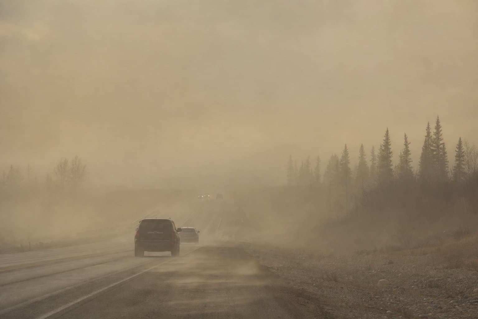 Cover image for article: Delta Junction hit by 58 mph gusts, near-zero visibility from blowing dust