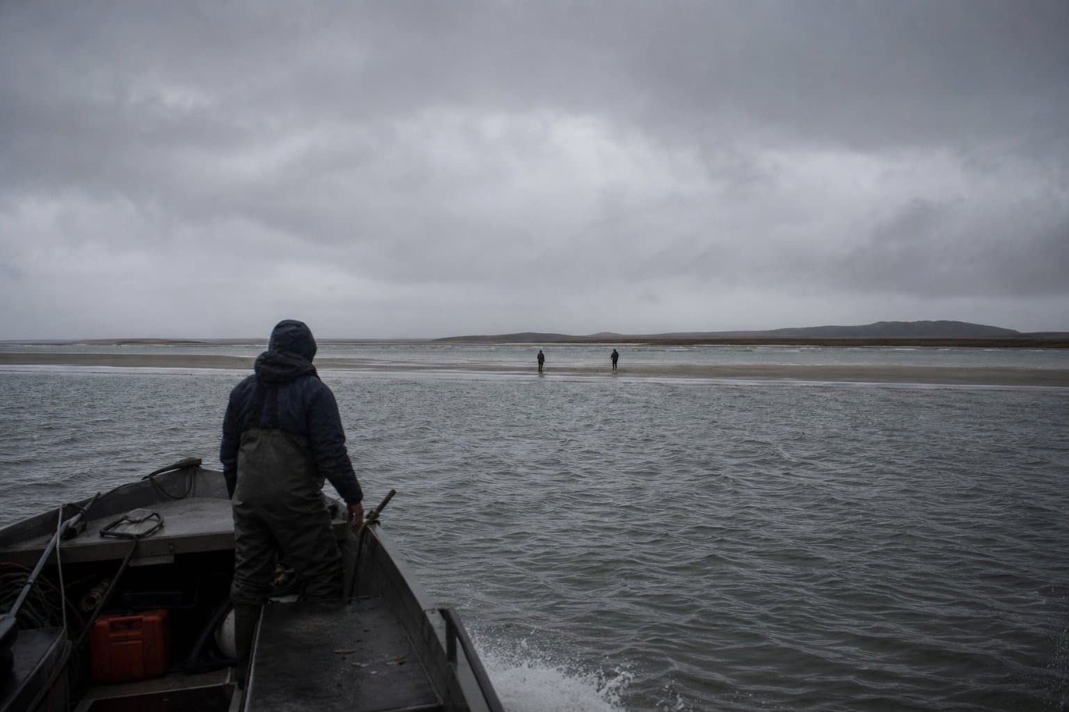 Cover image for article: Local fisherman finds two overdue boaters on sandbar near Toksook Bay