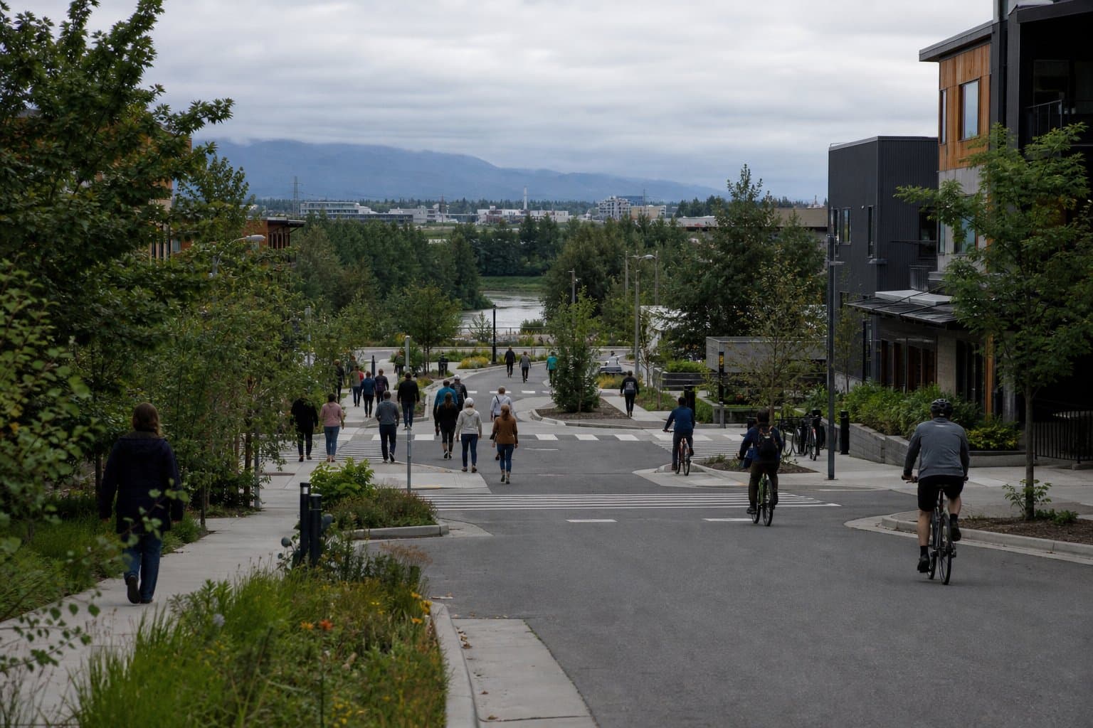Cover image for article: Denali Street sidewalk money shifts to Fairview's Hyder pedestrian boulevard