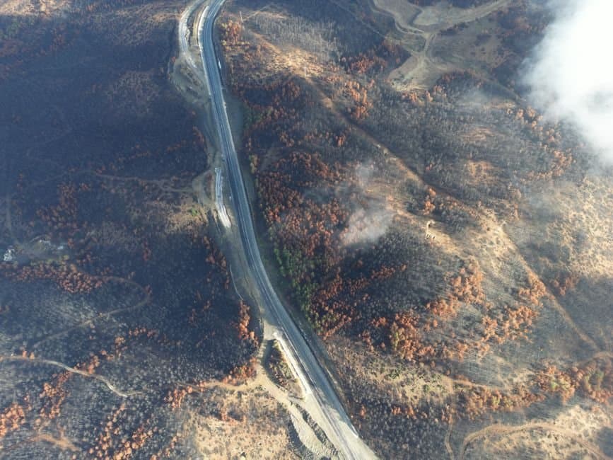 Cover image for article: Wildfire reported on eastbound Alaska Highway east of mile 1315
