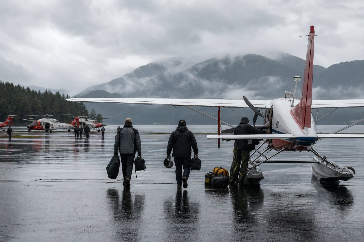 Cover image for article: When the Coast Guard searches, Sitka's sky can close