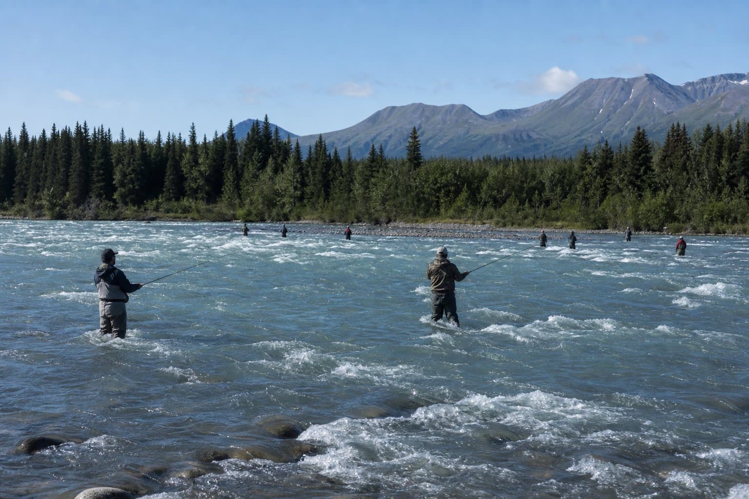 Cover image for article: Troopers cite three anglers for keeping snagged sockeye on the Kenai