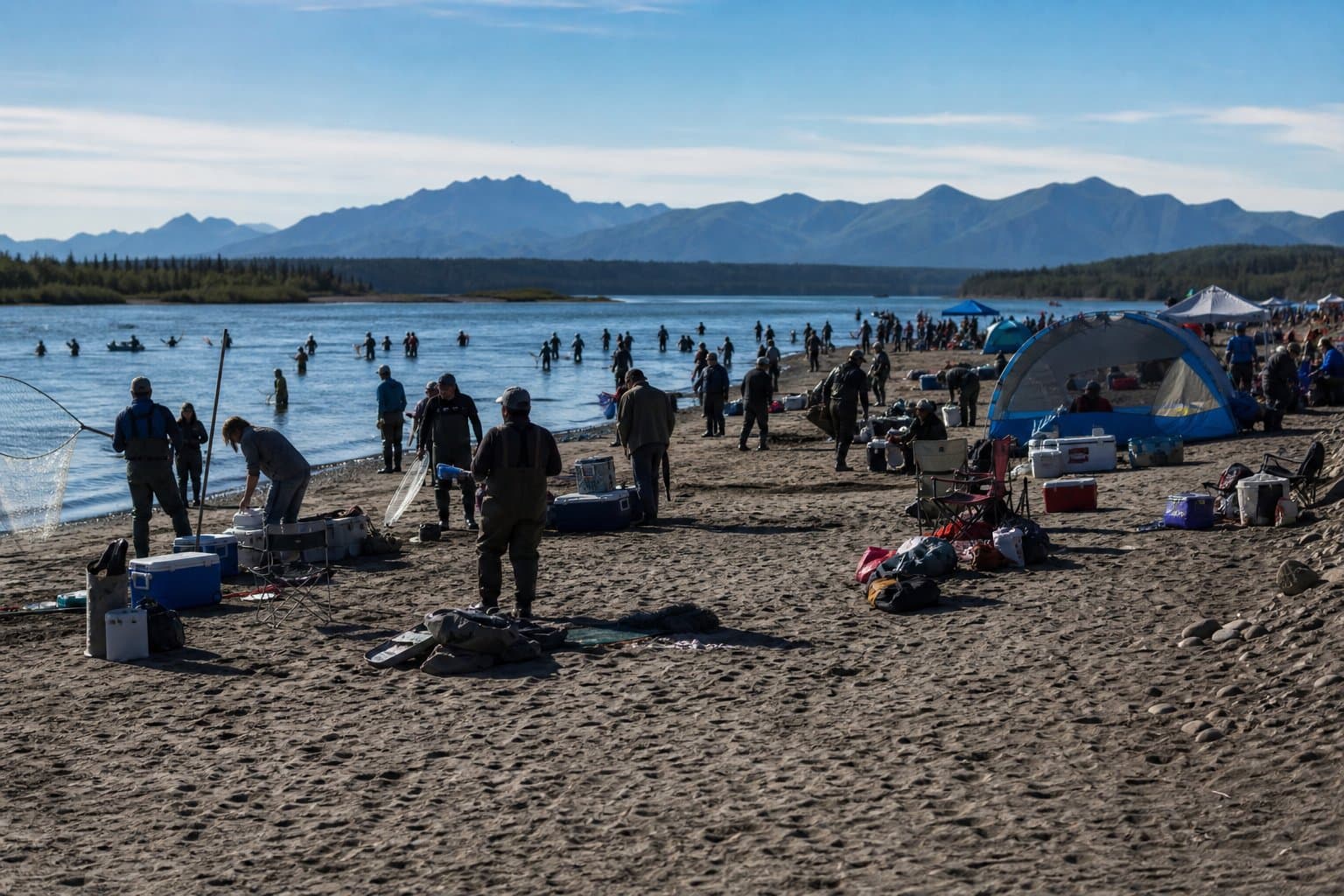Cover image for article: Wasilla man summoned for not logging salmon before leaving Kasilof beach