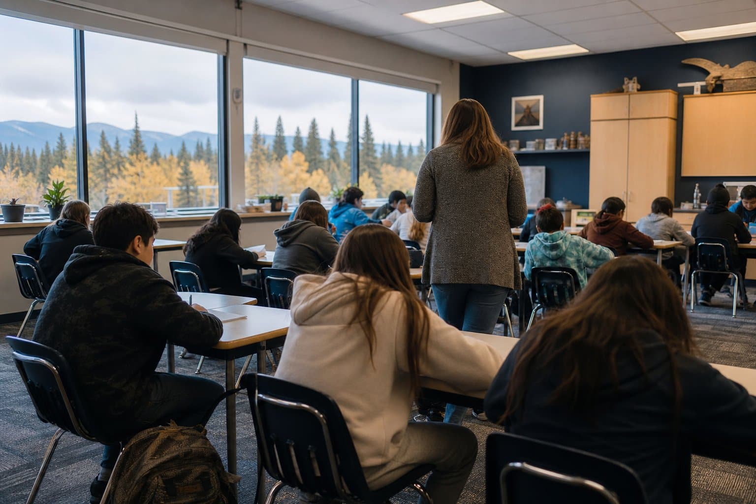 Cover image for article: Alaska test gains stop after grade 5, state assessment results show