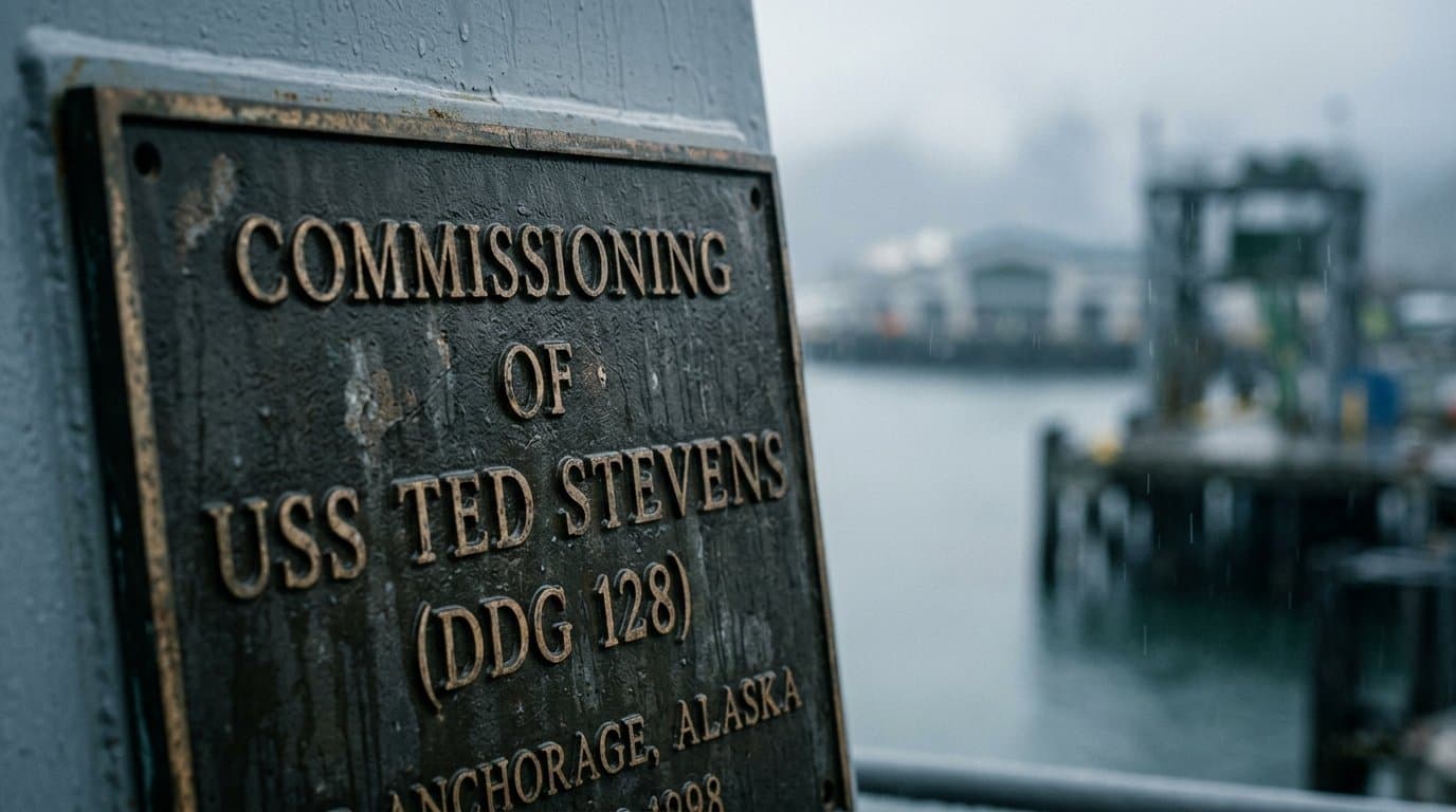 Cover image for article: Unalaska's council cleared the mayor to accept a Trident-hosted trip to a Navy commissioning