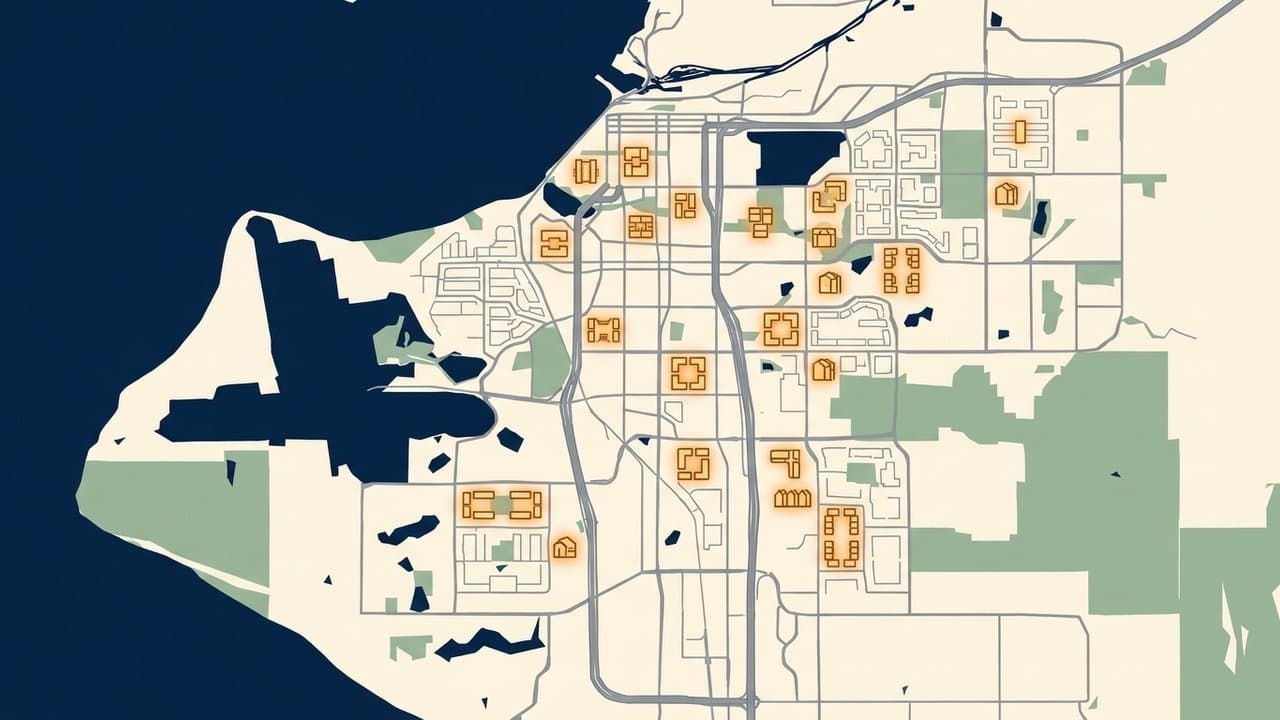 Cover image for article: Anchorage planners count 21 stalled projects as Assembly weighs housing overlay