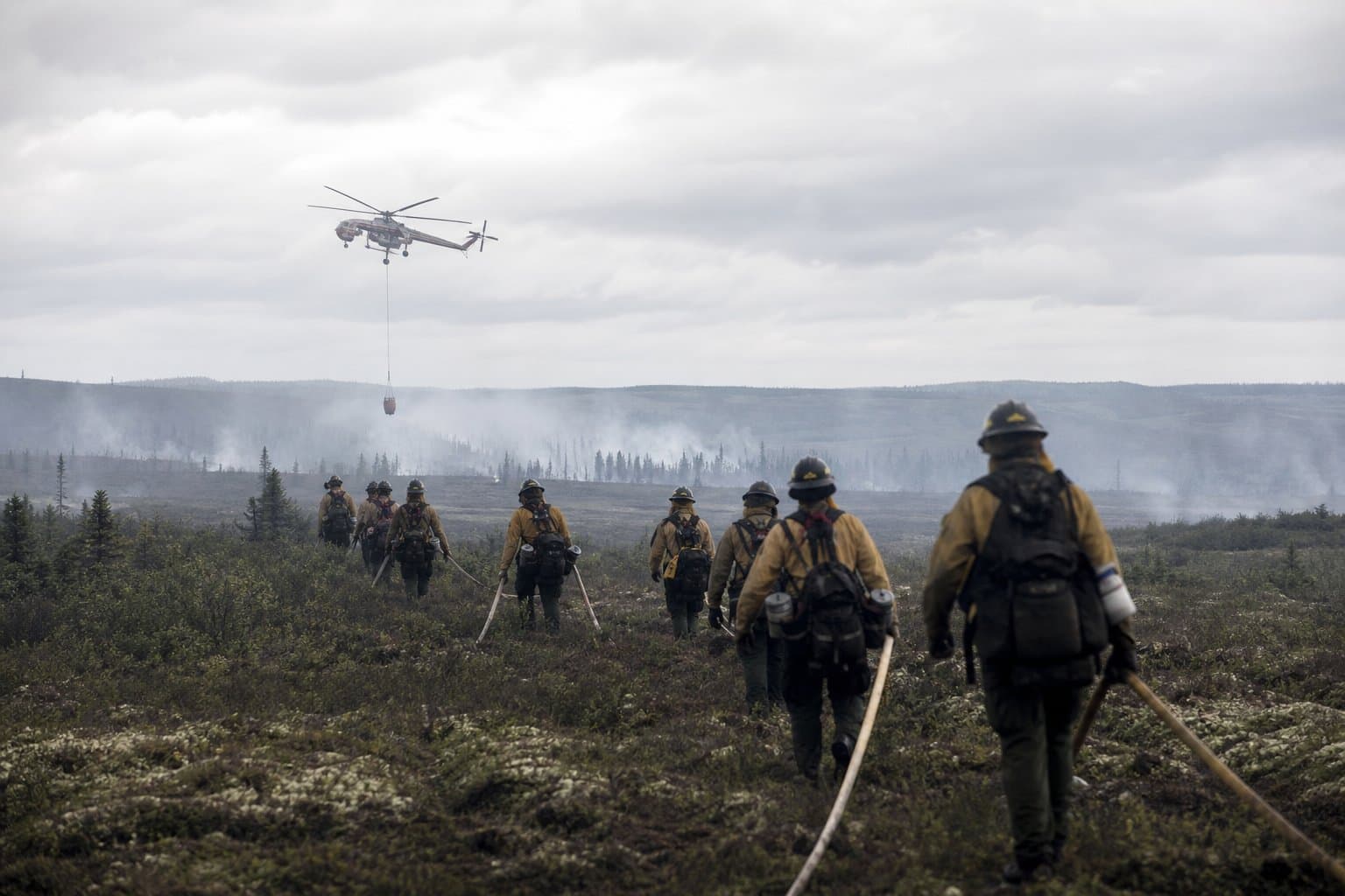 Cover image for article: Hotshots, smokejumpers respond to two uncontained Interior Alaska fires near Allakaket