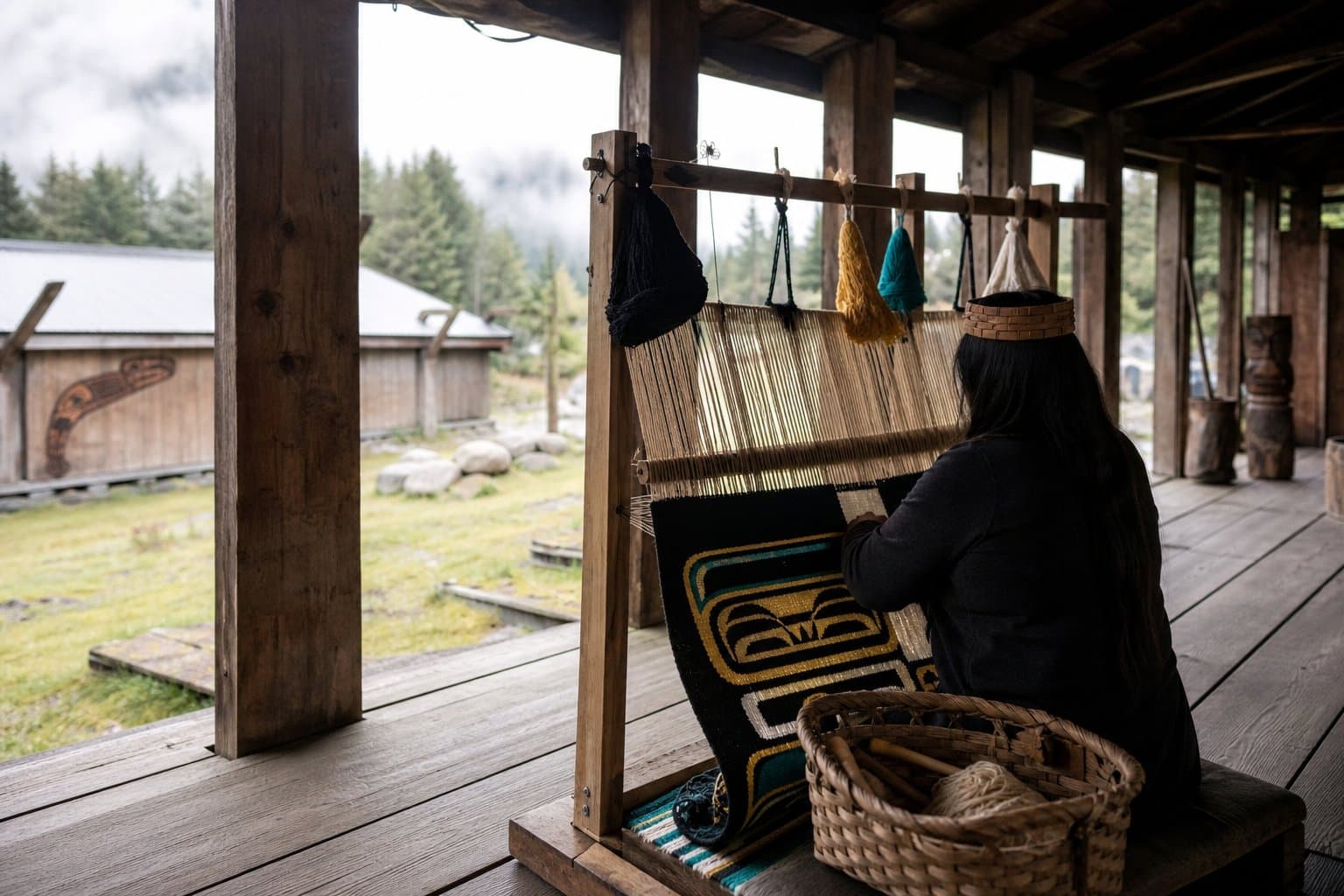 Cover image for article: Connecticut museum plans to return Klukwan-woven Chilkat robe to Tlingit & Haida