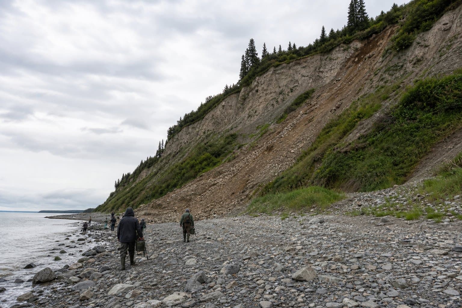 Cover image for article: Landslide closes Ninilchik Beach Access Road near Mission Ave through July 28