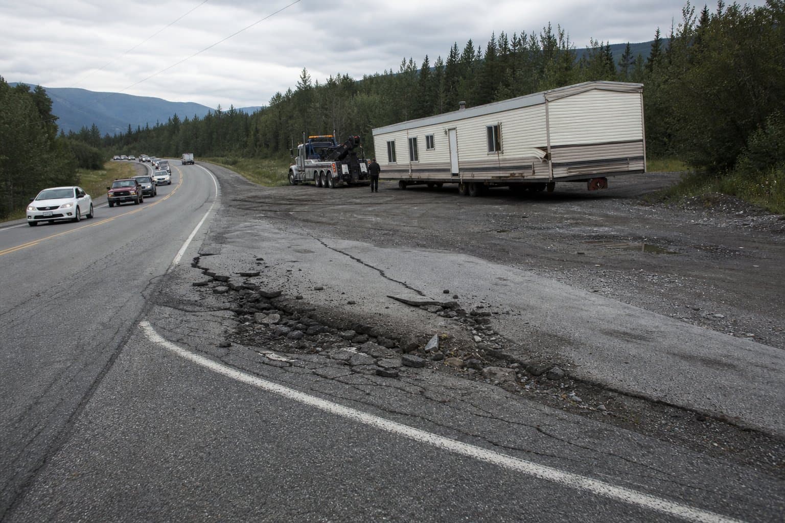 Cover image for article: Troopers arrest Palmer man on felony charge over mobile home abandoned on Old Glenn Highway