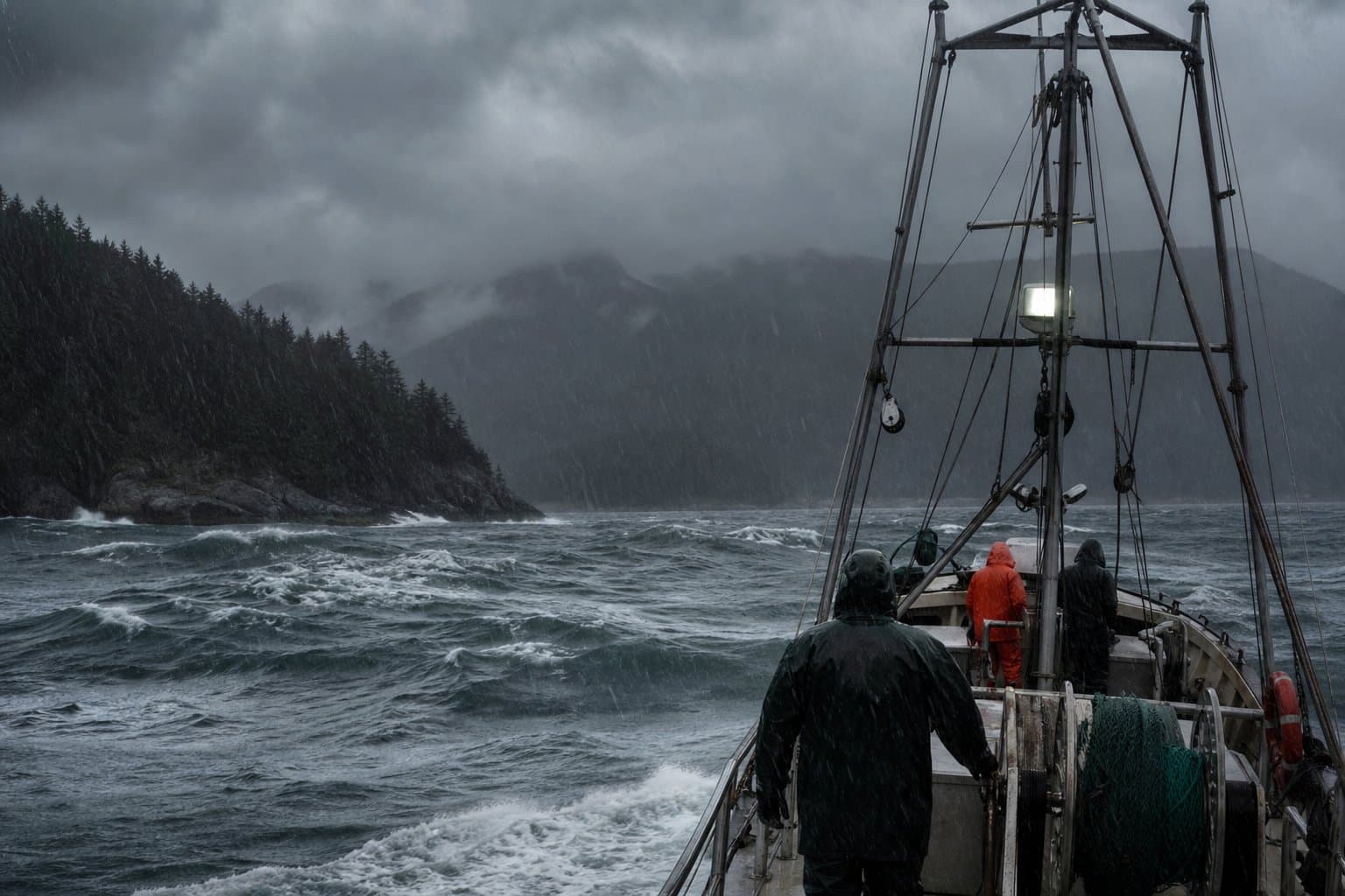 Cover image for article: Gale warnings up as heavy rain hits Southeast Alaska