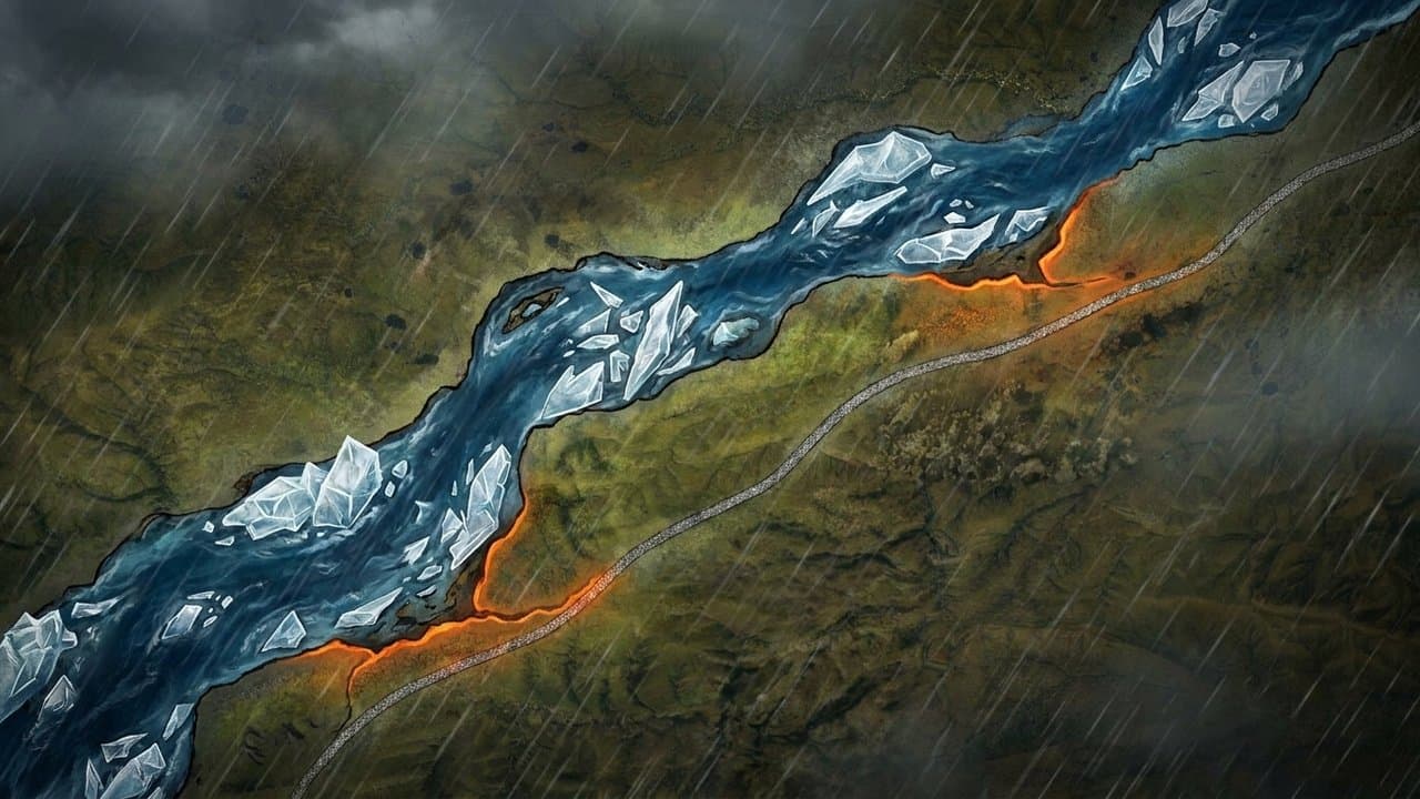 Cover image for article: Sag River nears bankfull, threatening Dalton Highway washout