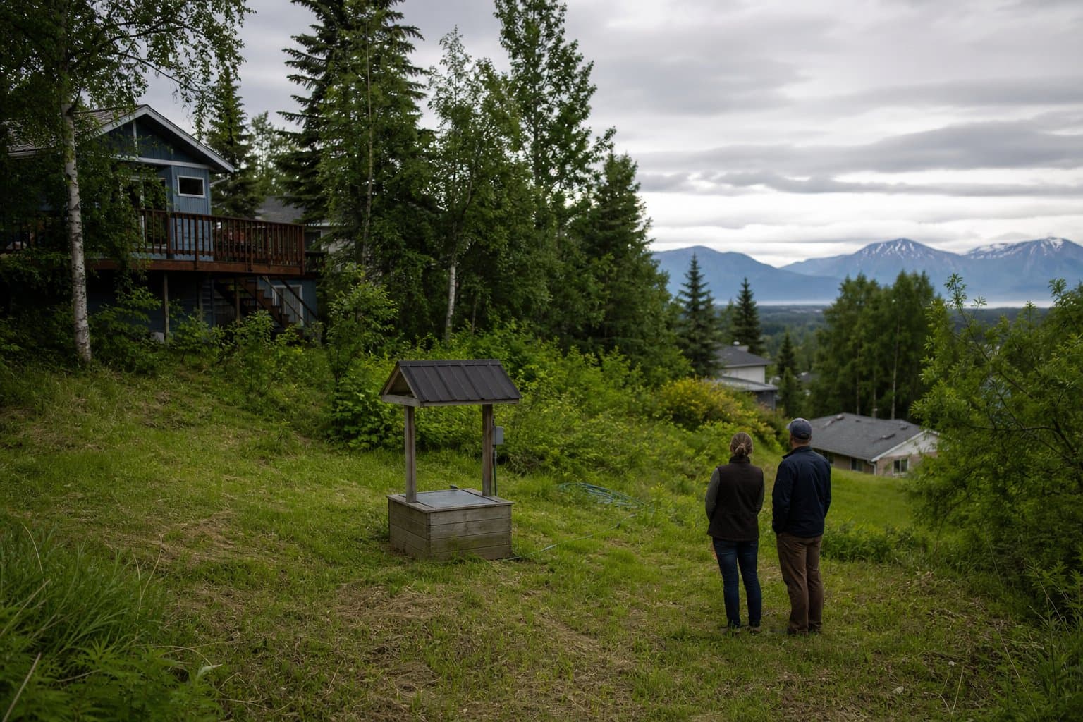 Cover image for article: Anchorage planning commission postpones Mountain Air Drive design over yard and well impacts