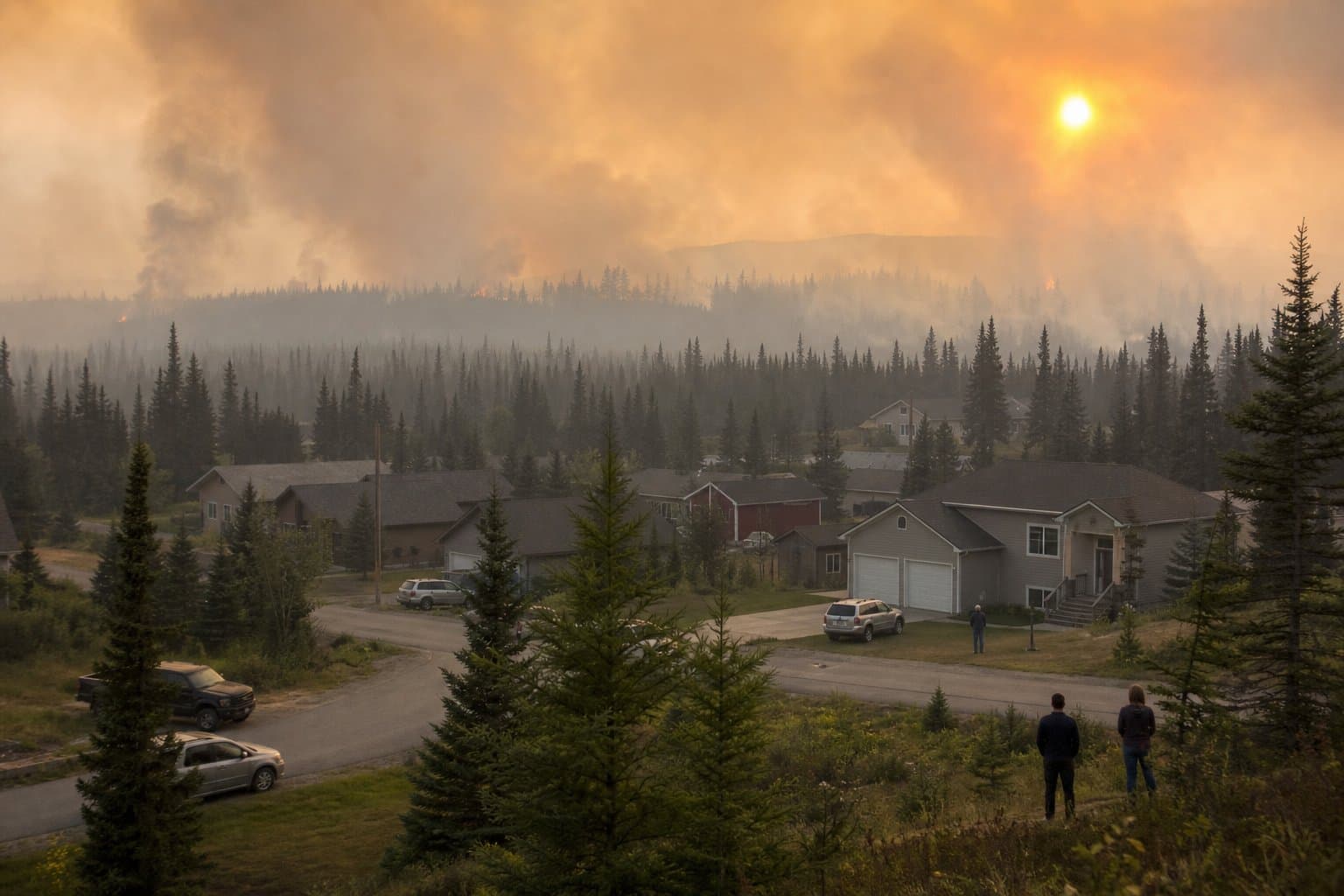 Cover image for article: The Grandview Fire has closed Swanson River Road and burned 30 acres near Sterling