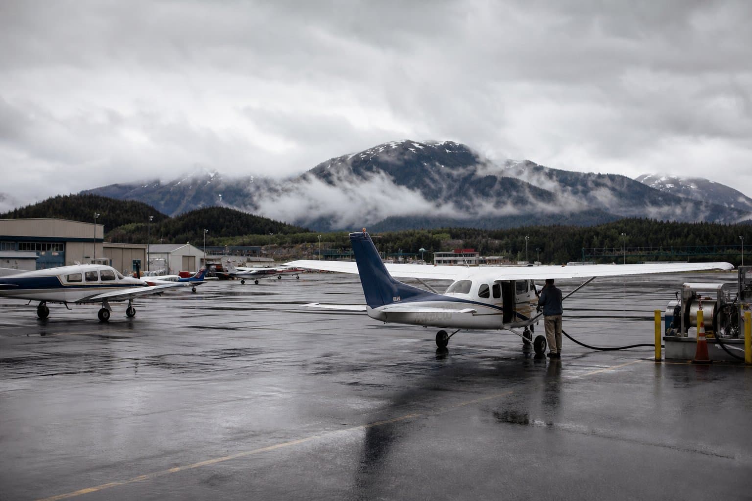 Cover image for article: One fuel supplier, no backup: Juneau pilots want an alternative