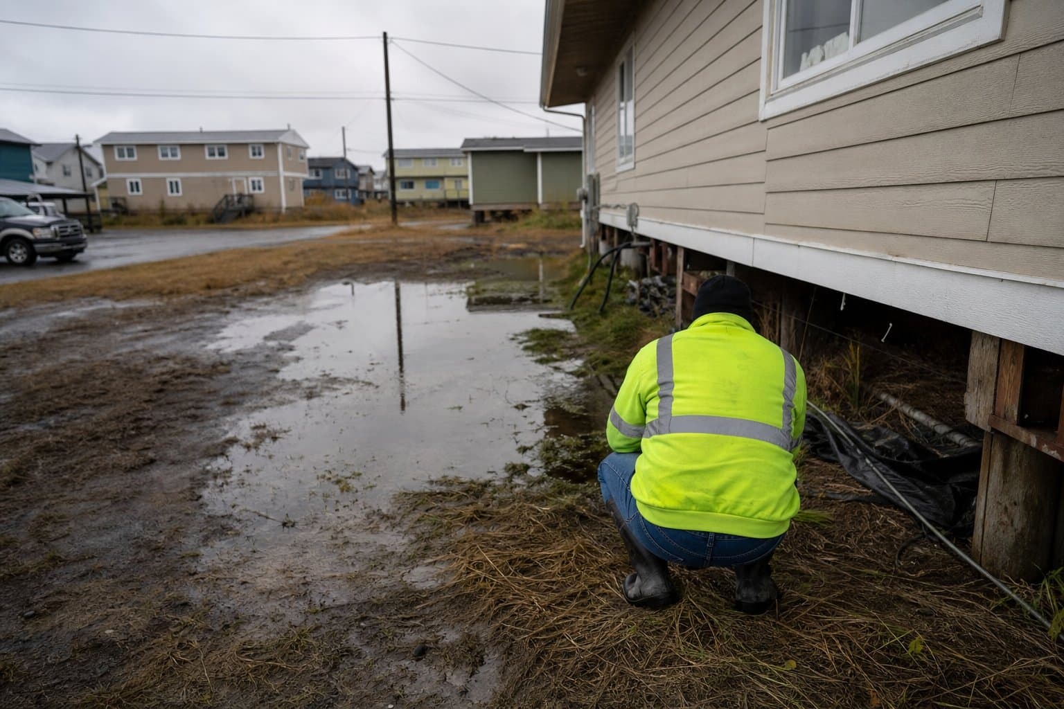 Cover image for article: Bethel orders sewage repair at Akiak Drive home, with a lien if it is not done