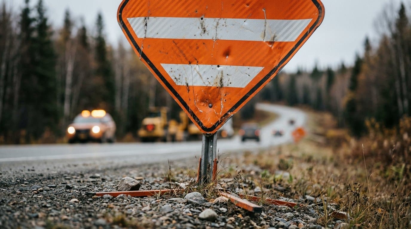 Cover image for article: Troopers cite both drivers after rear-end crash in Parks Highway work zone