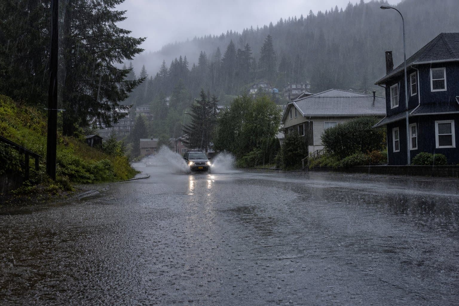 Cover image for article: Ketchikan faces 2 to 3.5 inches of rain, road ponding through Monday