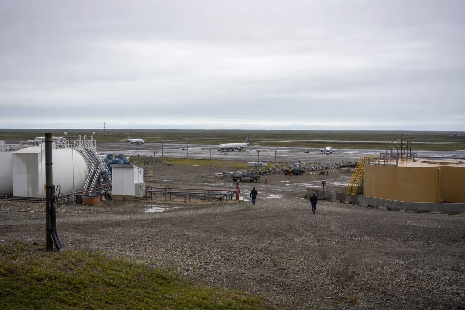 Cover image for article: At America's northernmost airport, the fuel is Iñupiat-owned