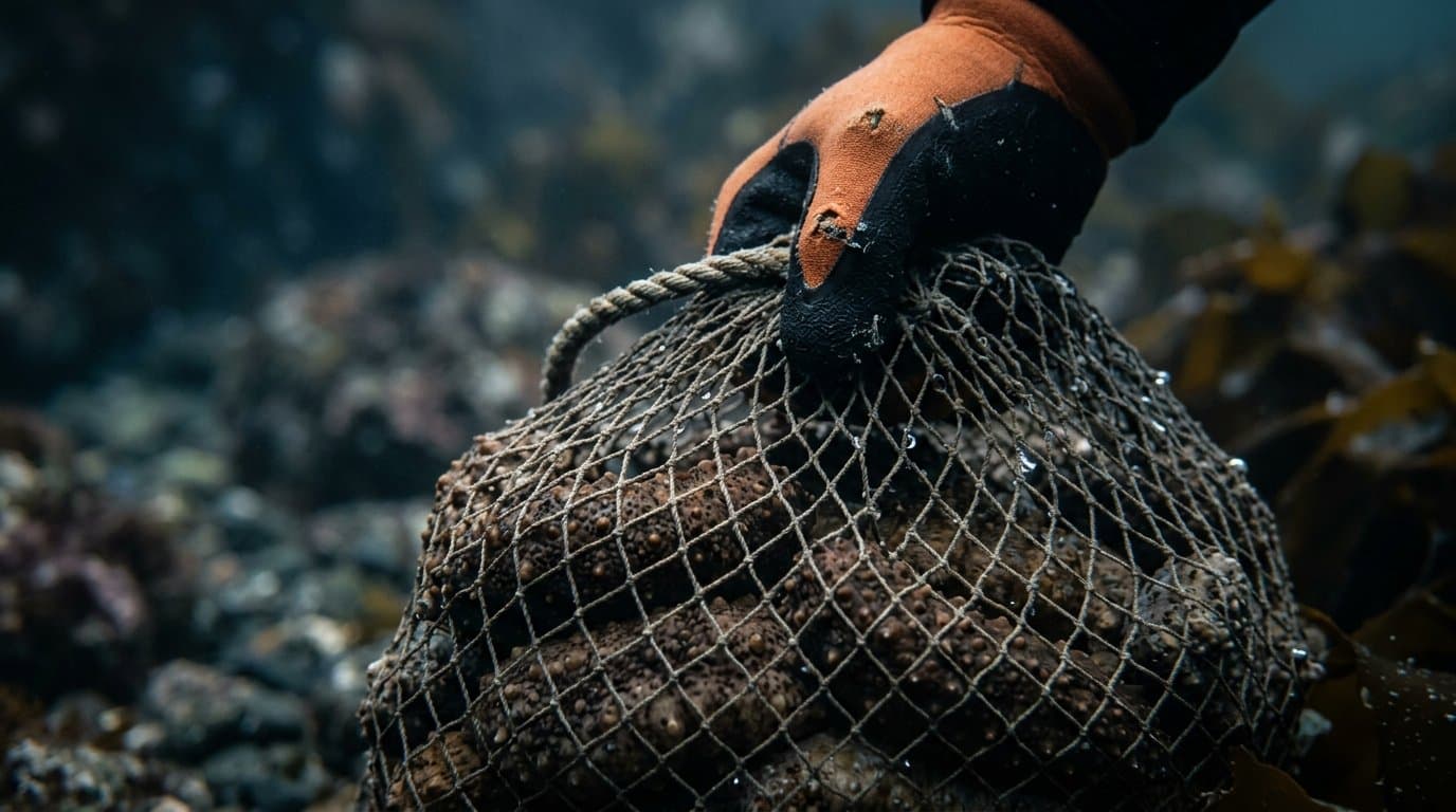 Cover image for article: Southeast Alaska sea cucumber dive fishery opens with a 1.4 million-pound cap