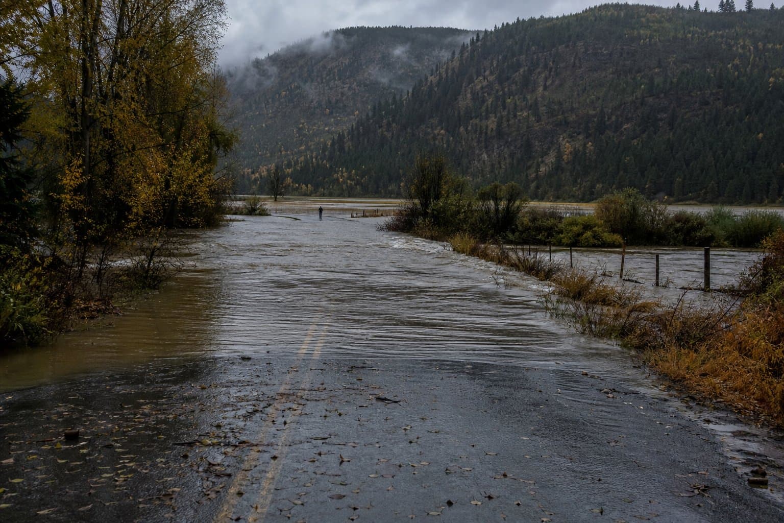 Cover image for article: Montana Creek reaches flood stage in Juneau after overnight rain