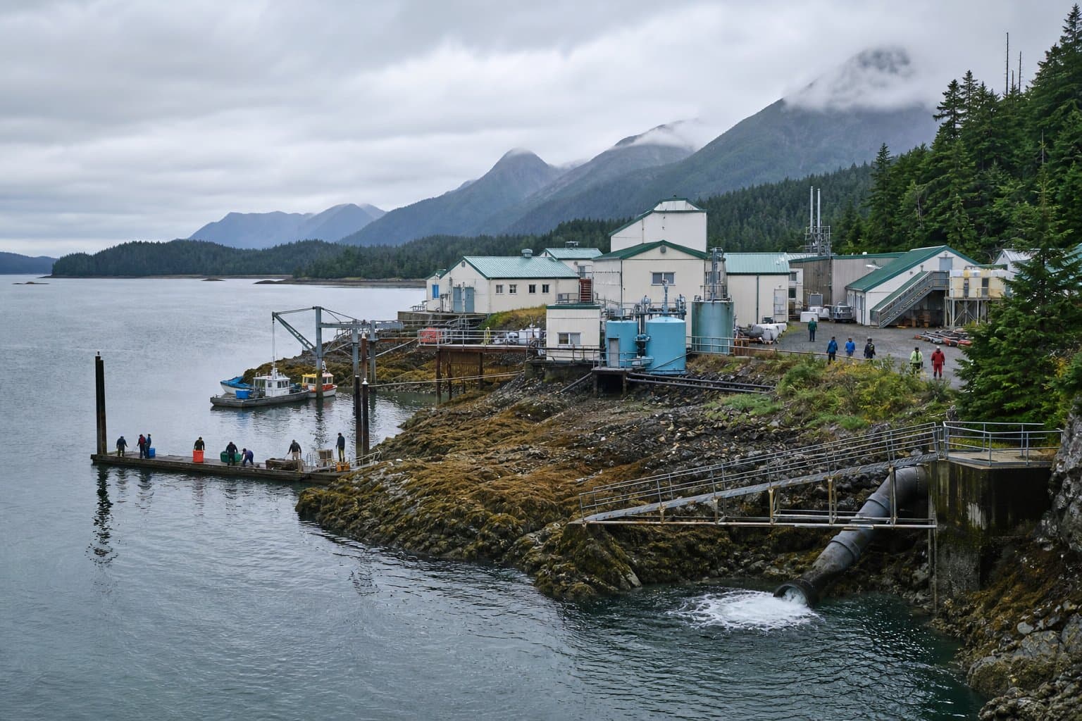 Cover image for article: DEC drafts permit for 374,400 gallons a day of seawater discharge at Kasitsna Bay lab