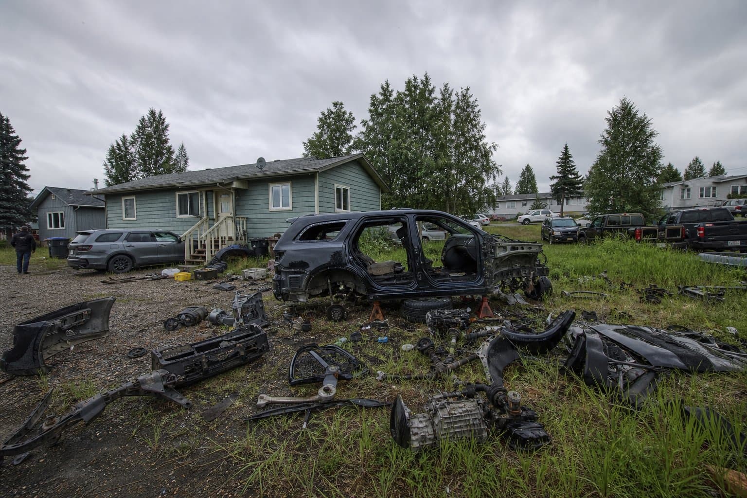 Cover image for article: Troopers recover stolen Durango sold for parts at Fairbanks home