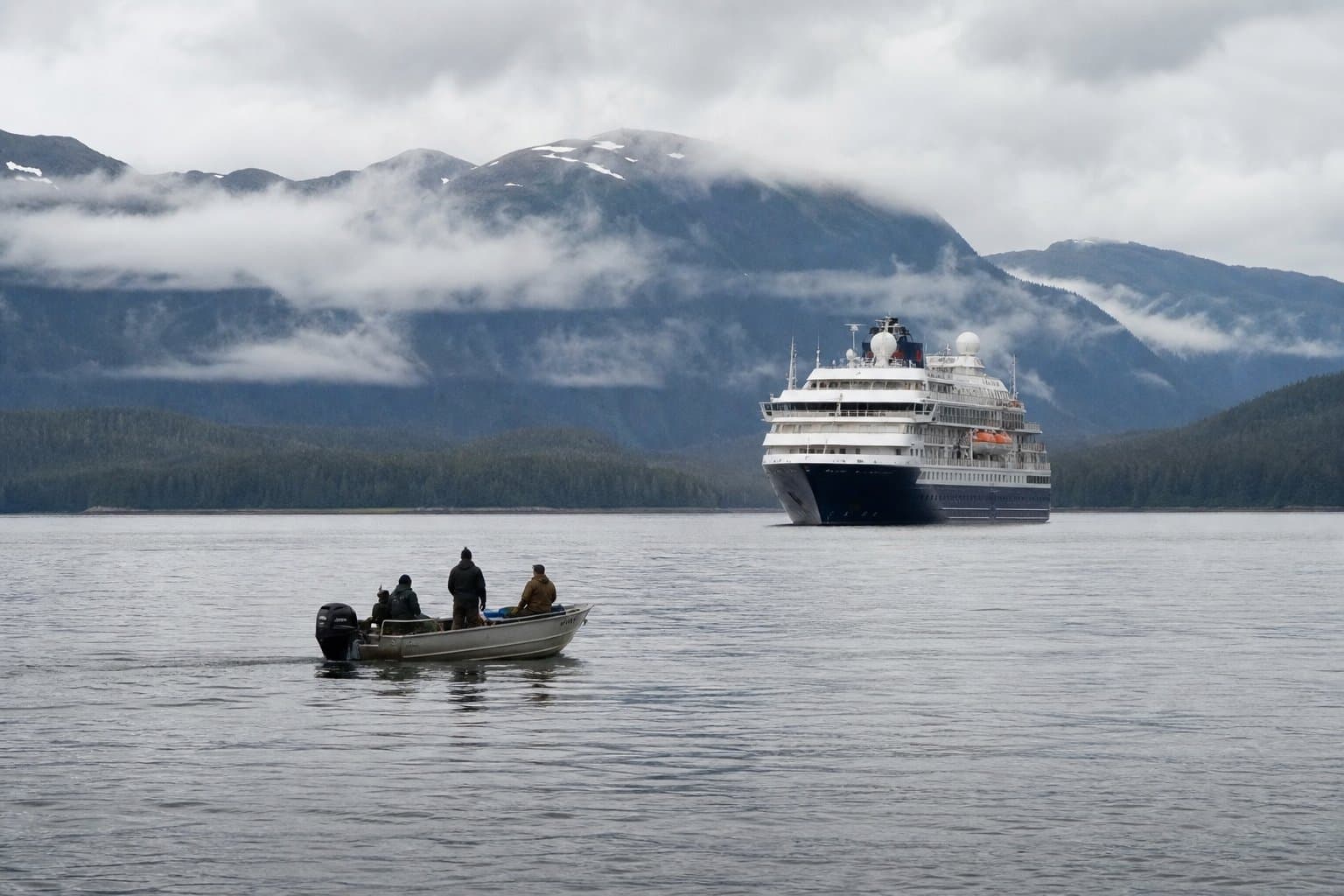 Cover image for article: Coast Guard says stranded Southeast Alaska skiff was not in distress before cruise ship helped
