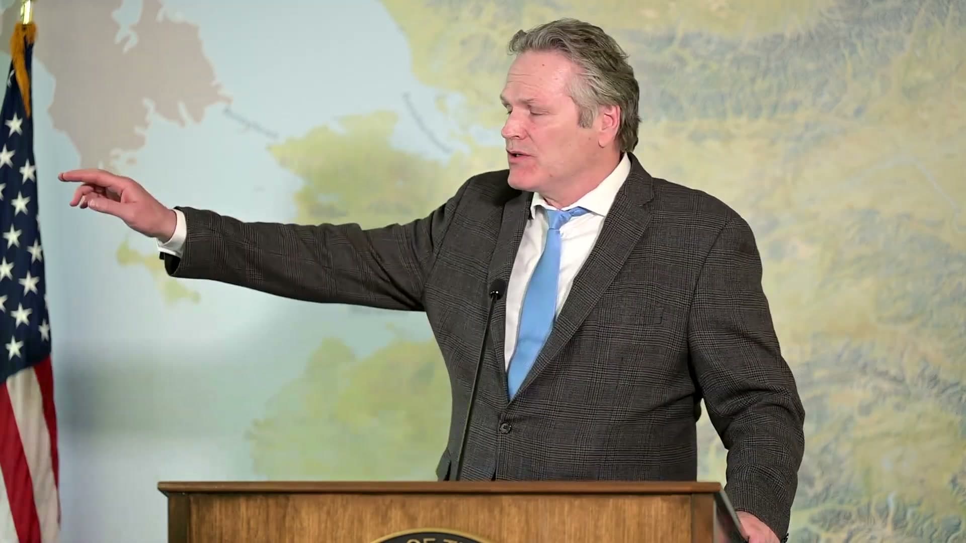 Cover image for article: Dunleavy warns of 45-cent power without gas-line tax deal