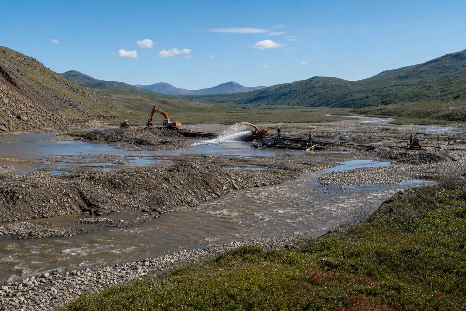 Cover image for article: DNR posts placer mining application for Glacier Creek in Fairhaven district