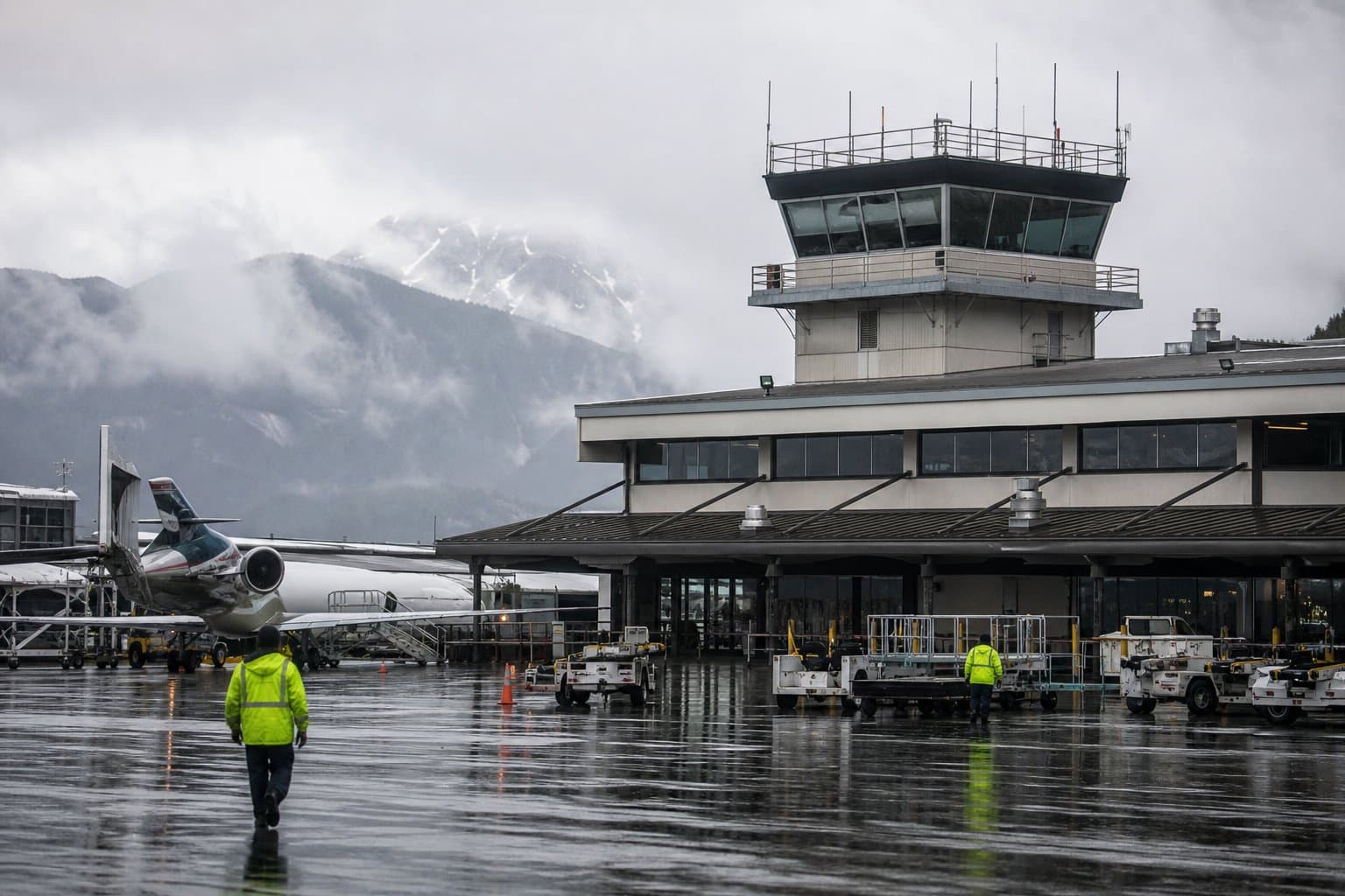 Cover image for article: Juneau's $50,697 tower roof match takes nearly half the airport's capital reserve