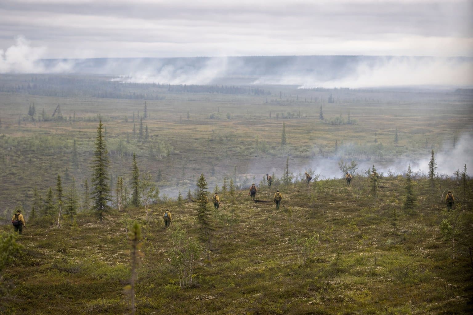 Cover image for article: Cone Fire in Koyukuk refuge at 50% containment; no threat to Huslia allotments