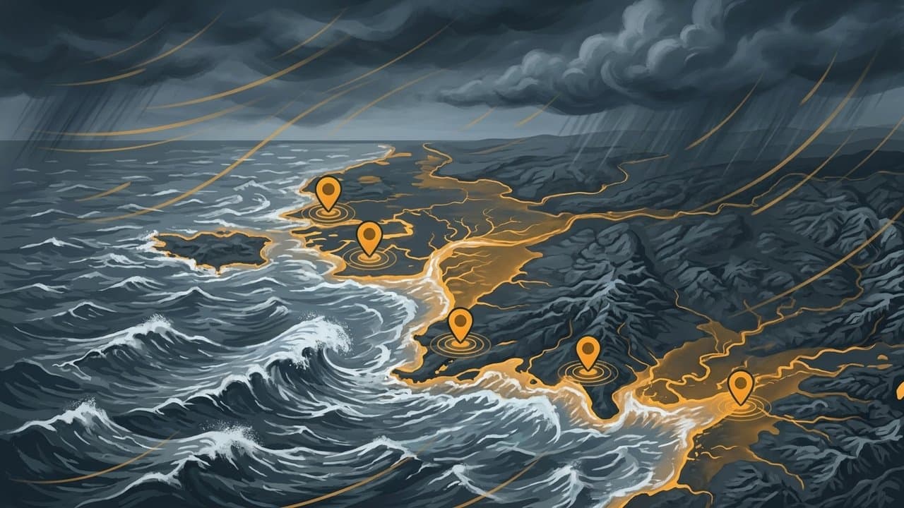Cover image for article: Kuskokwim Delta villages rebuilding from Halong face another storm