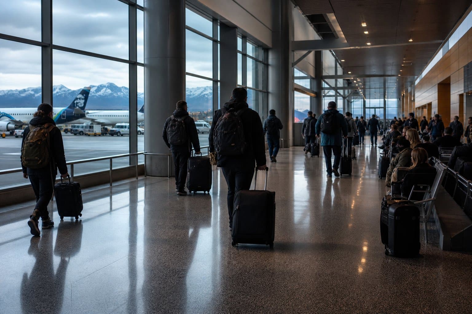 Cover image for article: Anchorage airport passenger traffic grows 9% as Fairbanks holds steady, state report says