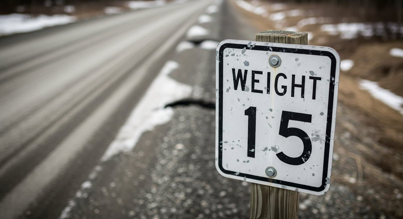 Cover image for article: Central Alaska roads lift spring weight limits June 15