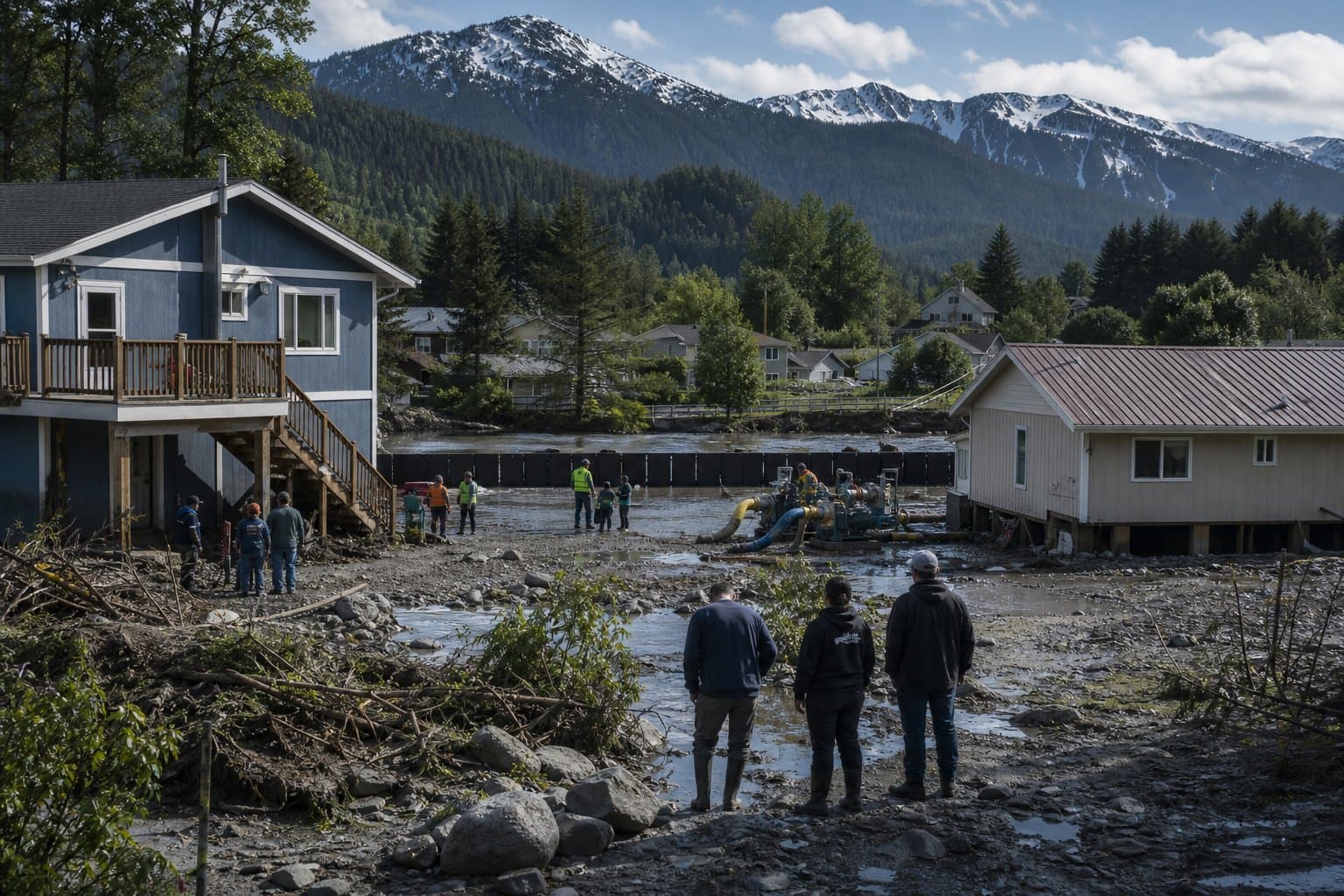 Cover image for article: Army Corps to seek Juneau flood prototypes, minus the paperwork