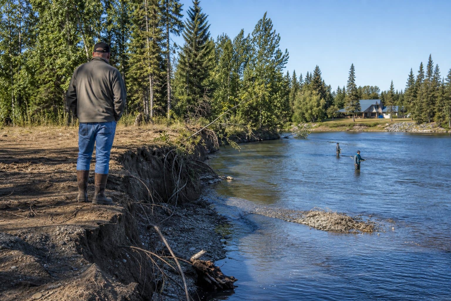 Cover image for article: State cost-share helps Kenai and Mat-Su fix eroding riverbanks