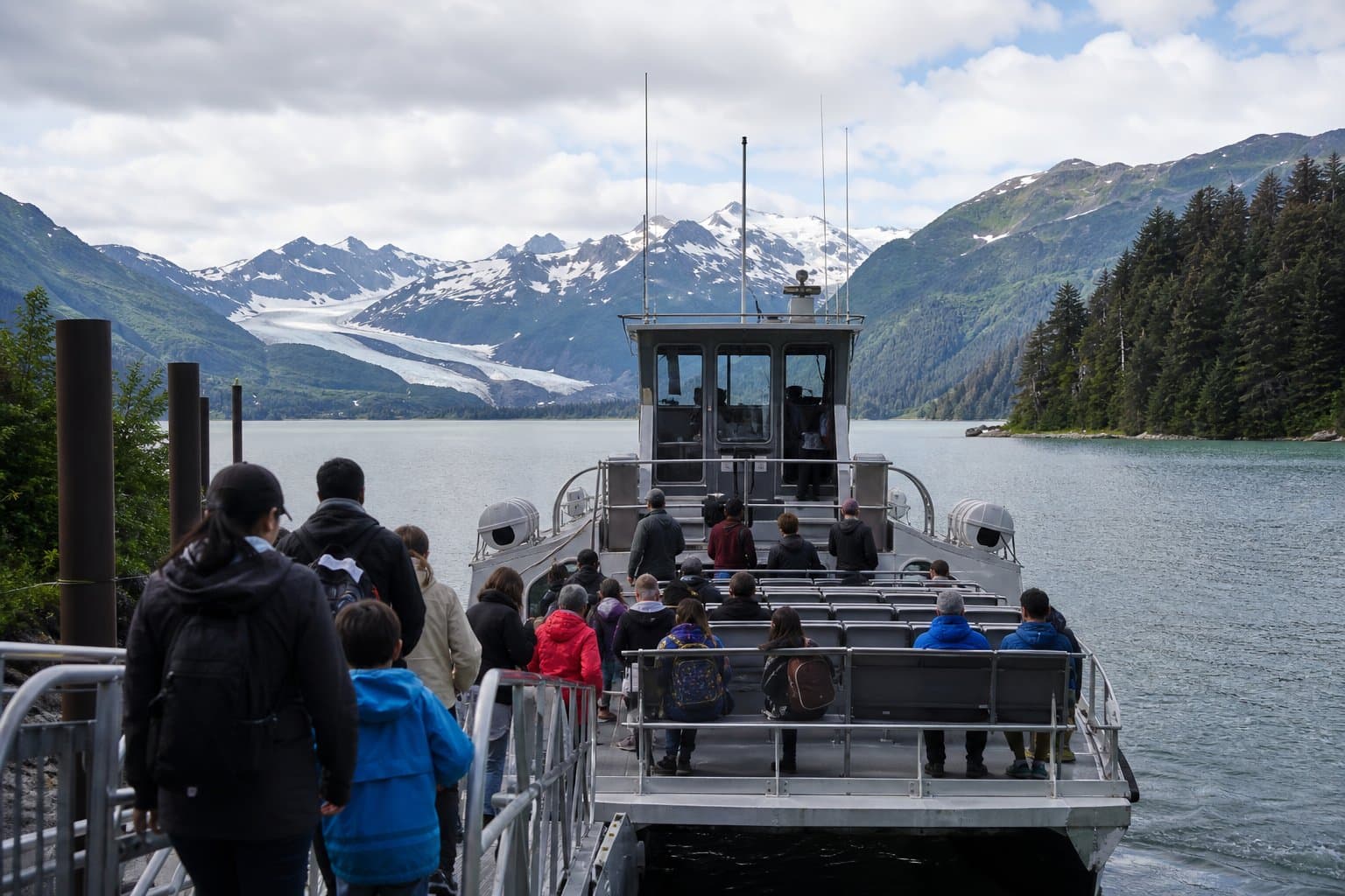 Cover image for article: Portage Glacier Cruise seeks liquor license for tour boat Ptarmigan