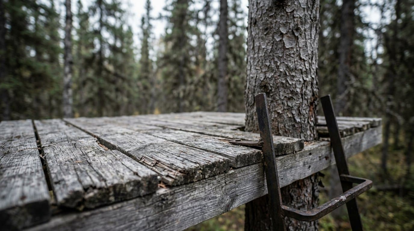 Cover image for article: A teen moose hunter was flown to a hospital after a tree stand fall near Fairbanks