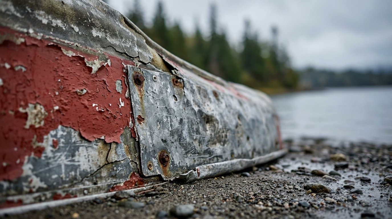 Cover image for article: State plans to destroy abandoned skiff on Wasilla's Seymour Lake unless its owner claims it