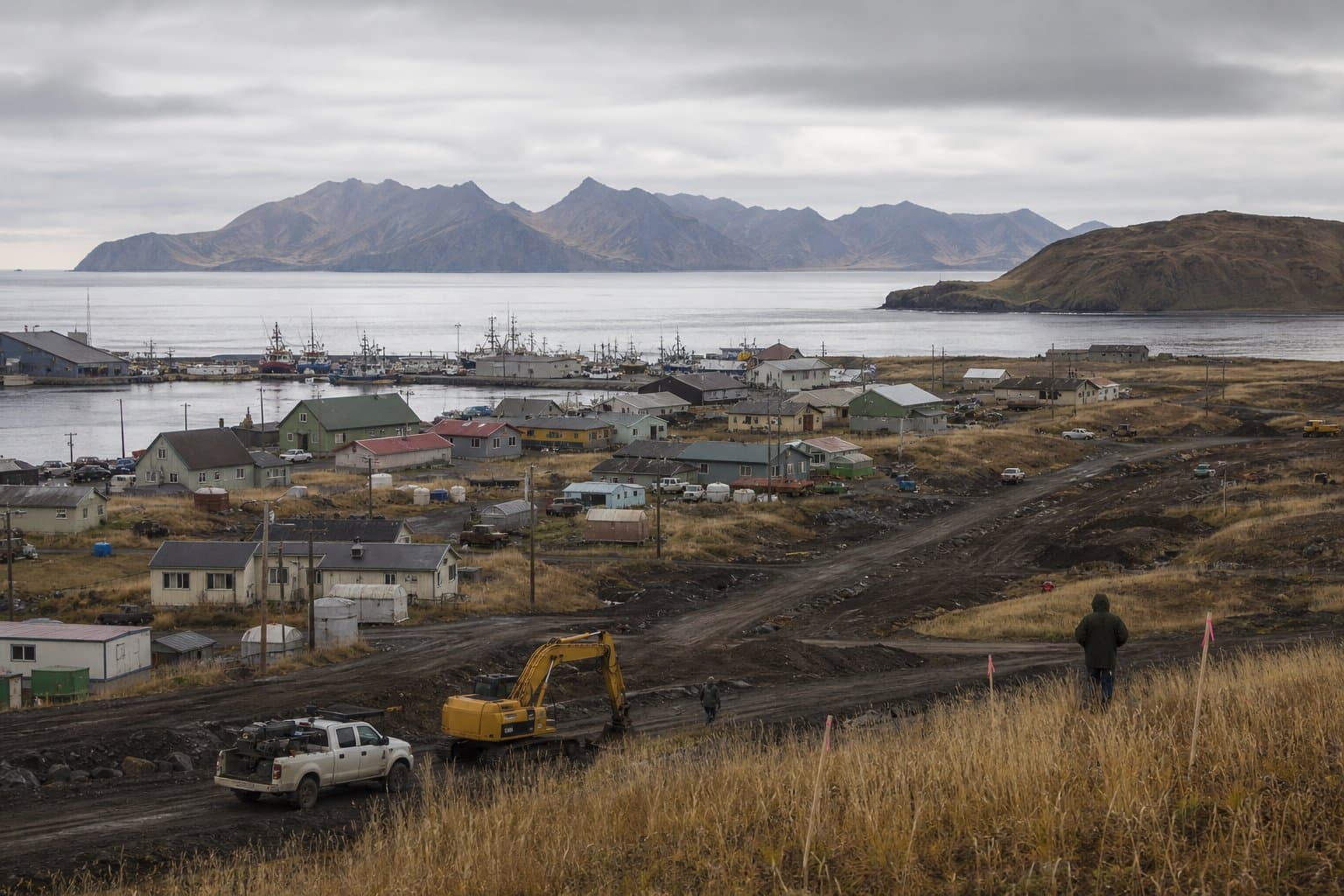 Cover image for article: The King Cove road is under construction, but the refuge corridor is still blocked