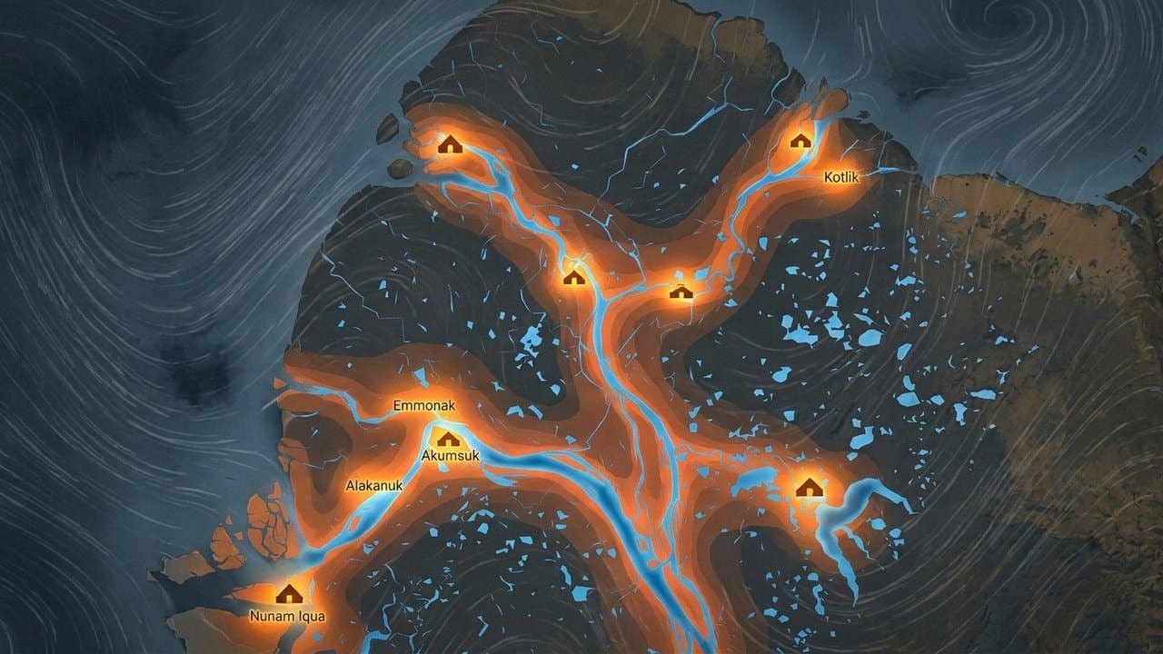 Cover image for article: 10 Kuskokwim Delta villages named in flood outlooks for Friday