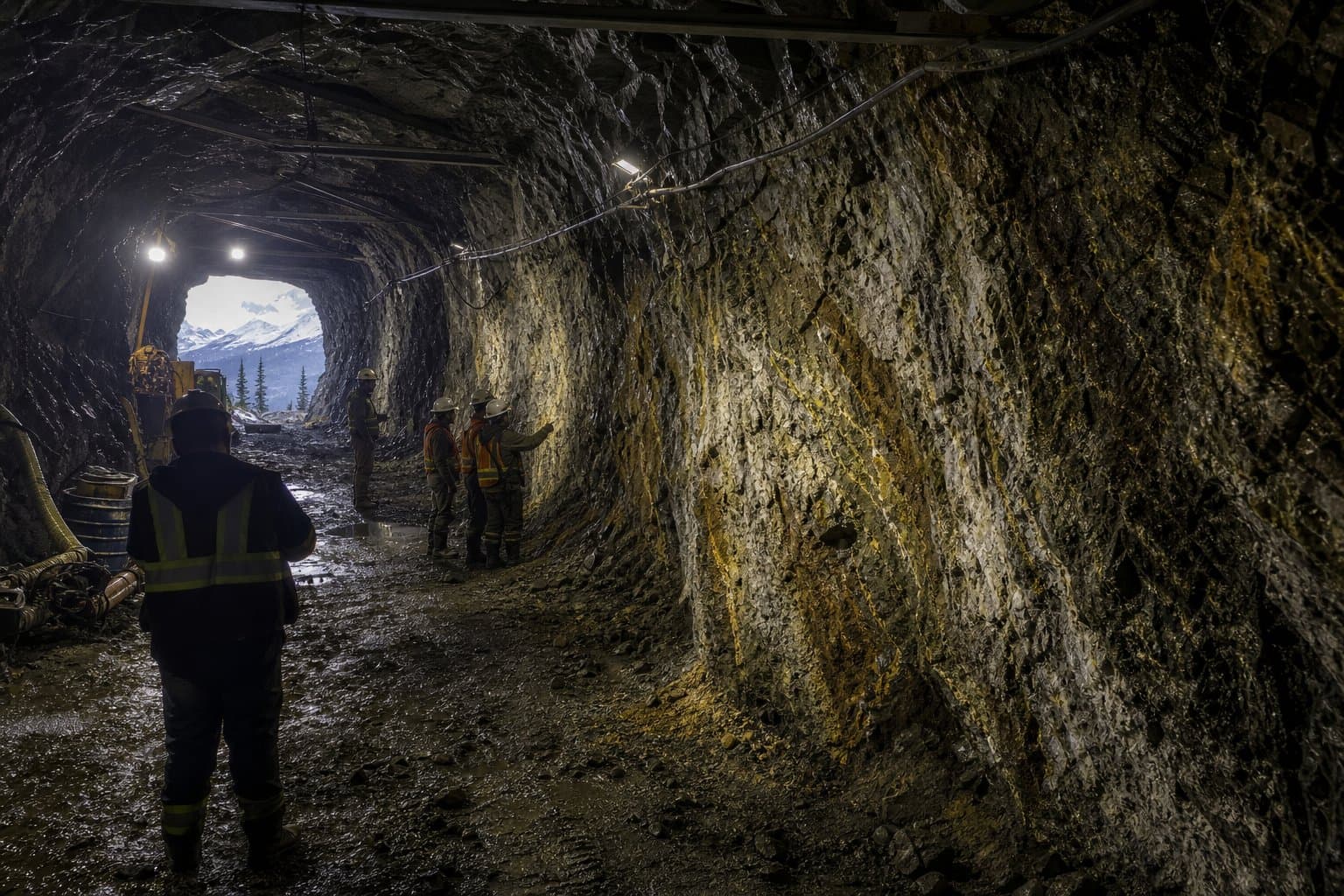 Cover image for article: Tunneling into an old Alaska gold mine turned up veins nobody had mapped